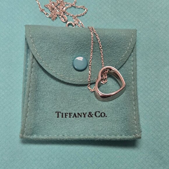 Tiffany & Co. Open Heart Pendant - Picture 1 of 16